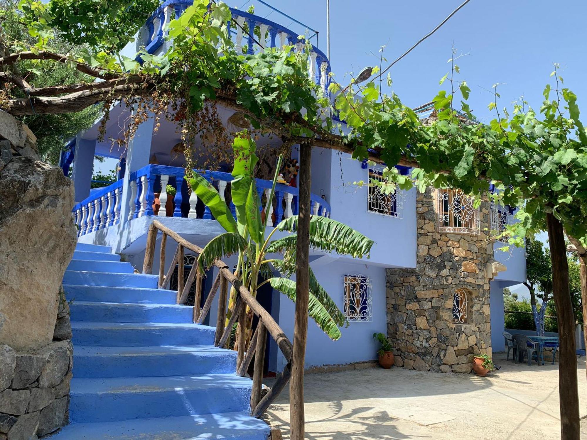 Blue House Town Villa เชฟชาอูน ภายนอก รูปภาพ